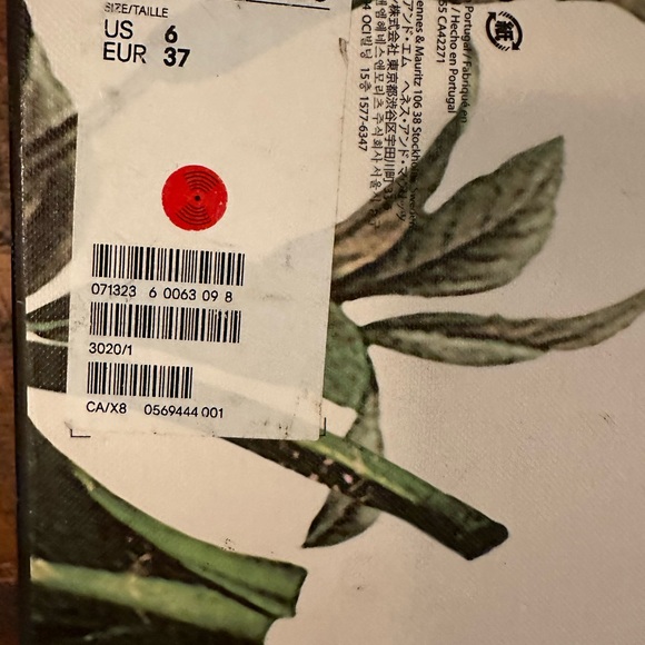 Erdem x H&M Ladies Leather Floral Lace-up Boots - Picture 5 of 11